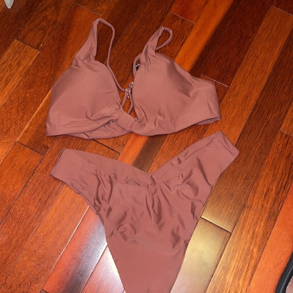 Rosy Brown 2 Piece Bikini - Picture 2 of 7